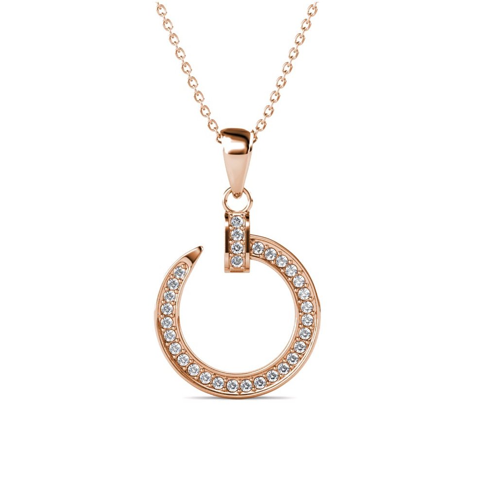 New! Nail Pendant Necklace 18K Gold Plated - Picture 4 of 12